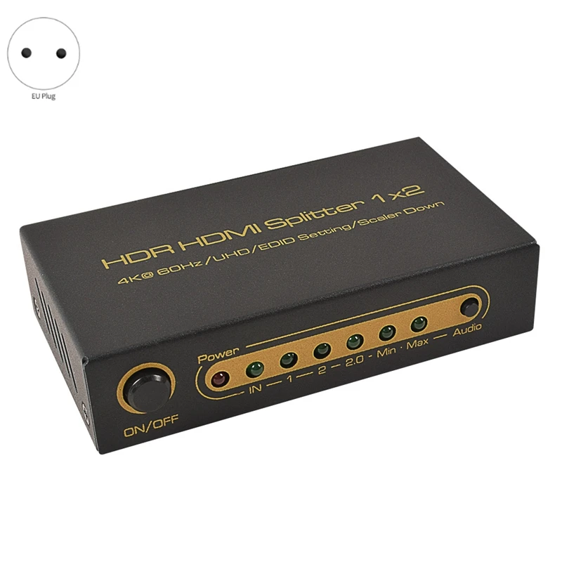  Ultra HD HDMI di Un Due A Due-In-1 Out 4K3D Video Splitter Supporta Uscita Simultanea di Due risolu