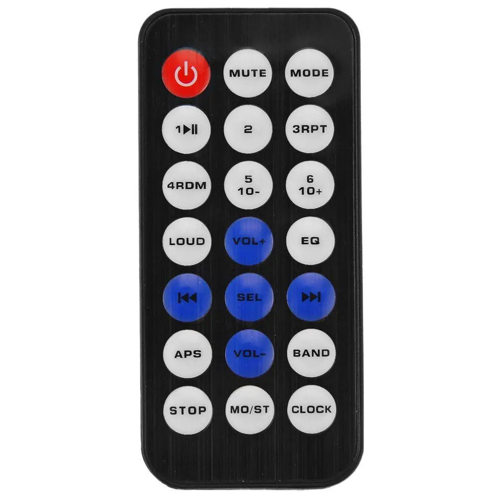 ID3 12V Bluetooth один Din аудио стерео SD Автомобильный MP3-плеер радио с 5 м пультом дистанционного управления CR2025 3V сотовый USB/SD/карт-ридер