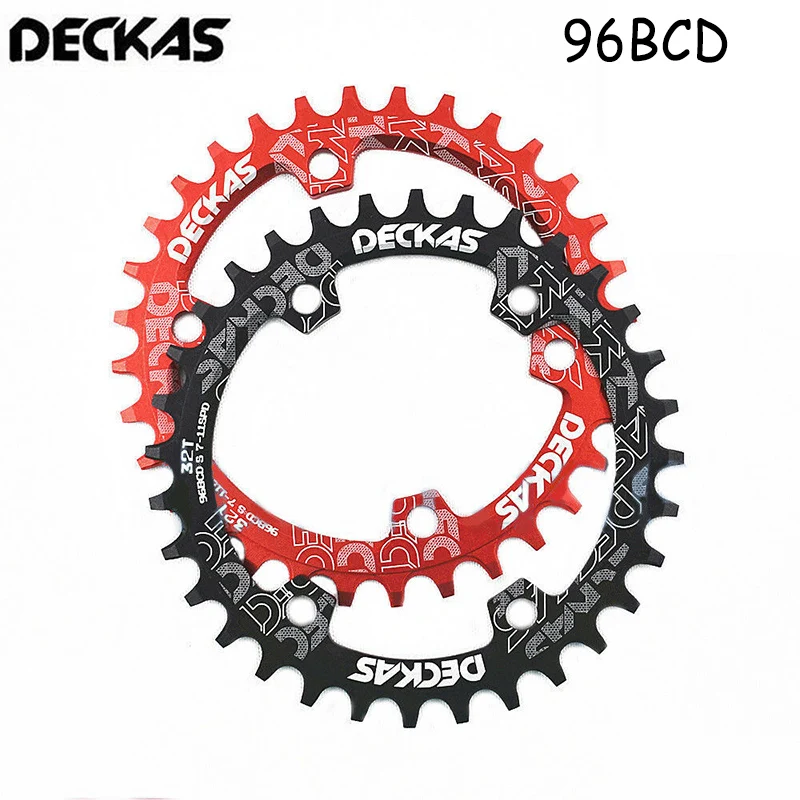 Звездочка DECKAS для горного велосипеда Овальная Круглая широкая 94BCD 32T/34T/36T/38T