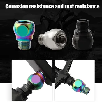 

1 Pair Bike Bicycle Pedal Extenders Extension Screws with Skull Print Stainless Steel Wear-resistant ENA88