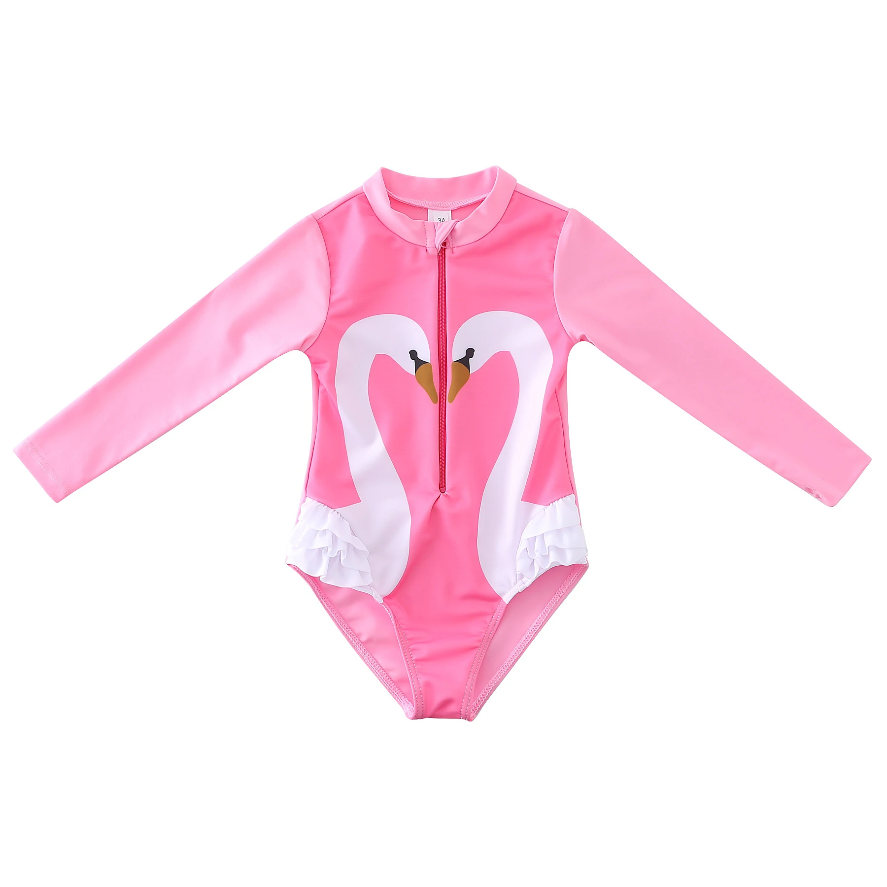Baby Girl's Swimwear One-Piece Swimsuit Kids Bikini Bodysuit UPF50+ Children Surf Bath Clothing | Спорт и развлечения