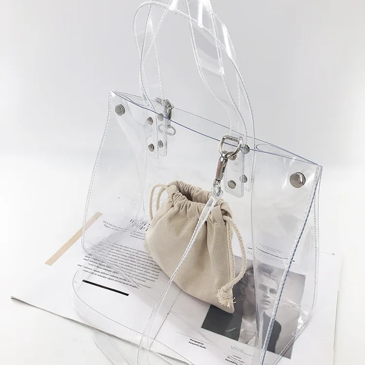 Sac прозрачная сумка через плечо для женщин, дизайнерские роскошные сумки, прозрачная желеобразная ручная сумка, сумка для основной сумки Feminina