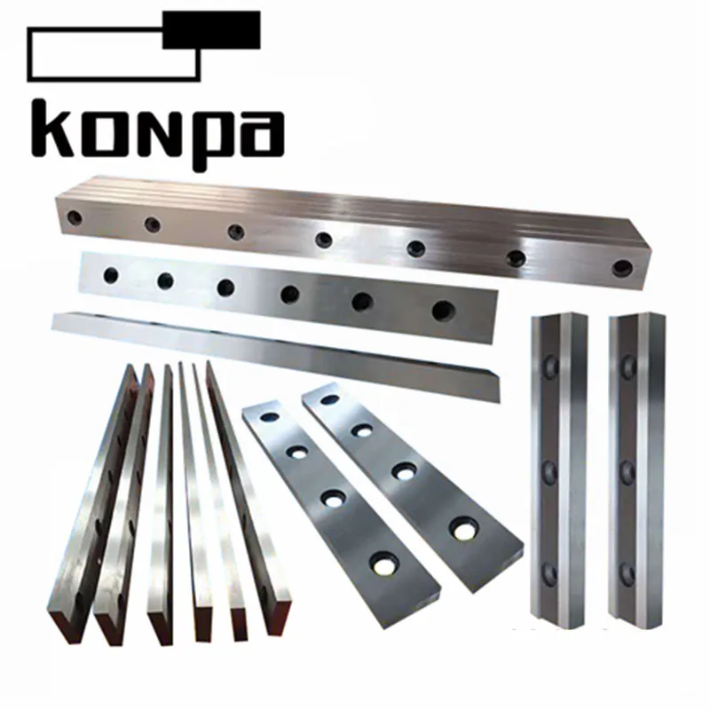 Customize various shape cutter blades shear blade hydraulic gantry