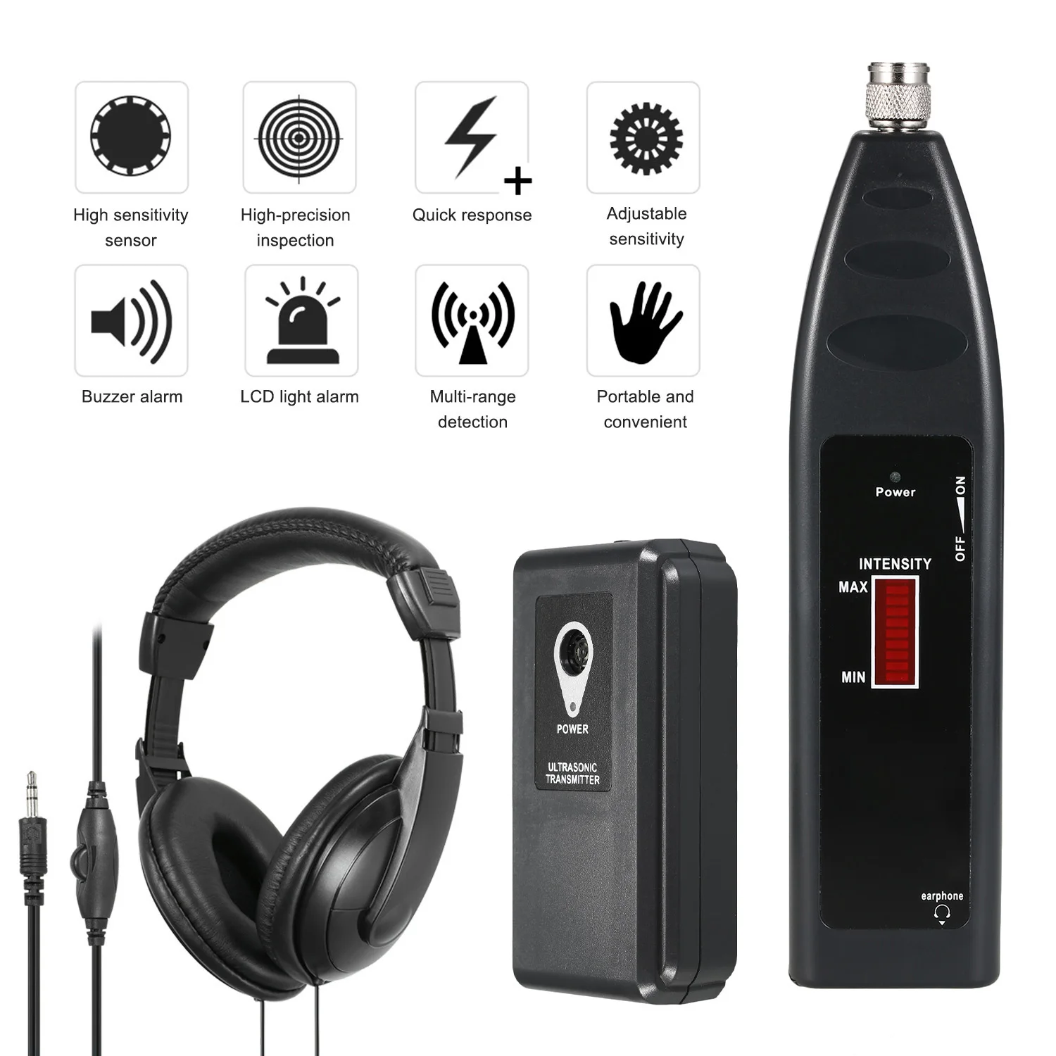 Инструменты для обнаружения утечки ультразвуковой детектор передатчик