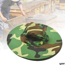 Камуфляжная кепка для пчеловодства, рыболовная Кепка, солнцезащитный козырек с широкими полями, Охотничья сетчатая шляпа, защита от насекомых, Москитная Крышка для шеи