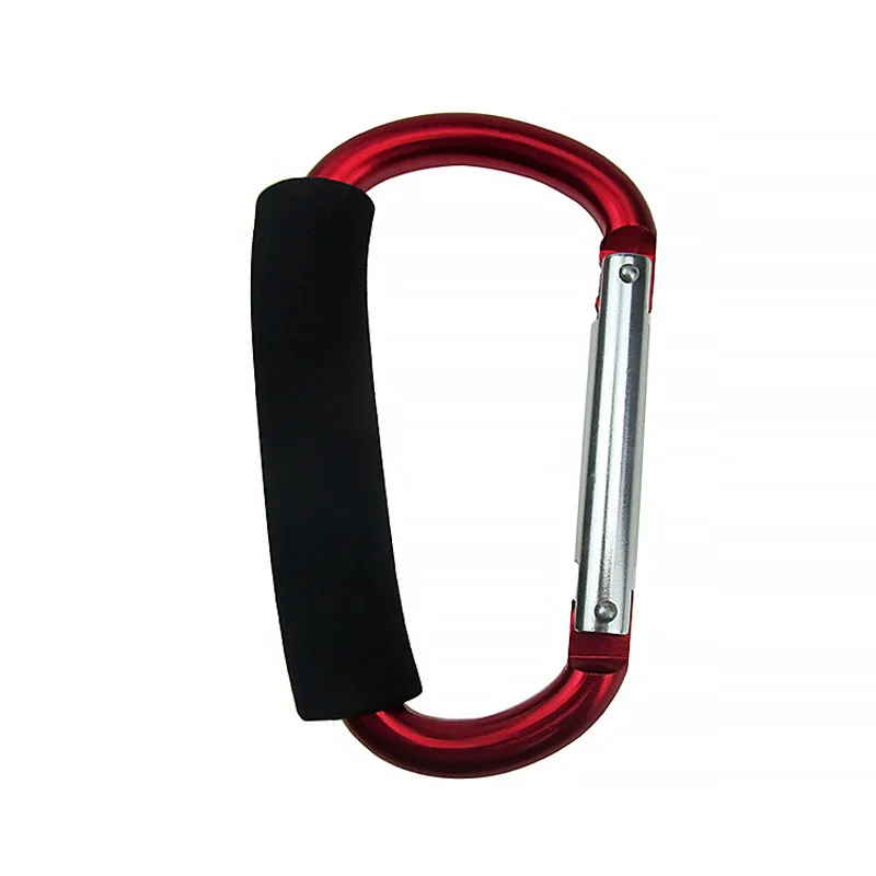 Bright red Крючки для детской садовой коляски крючок из алюминиевого сплава Запчасти для детской садовой тележки - Цвет: Bright red
