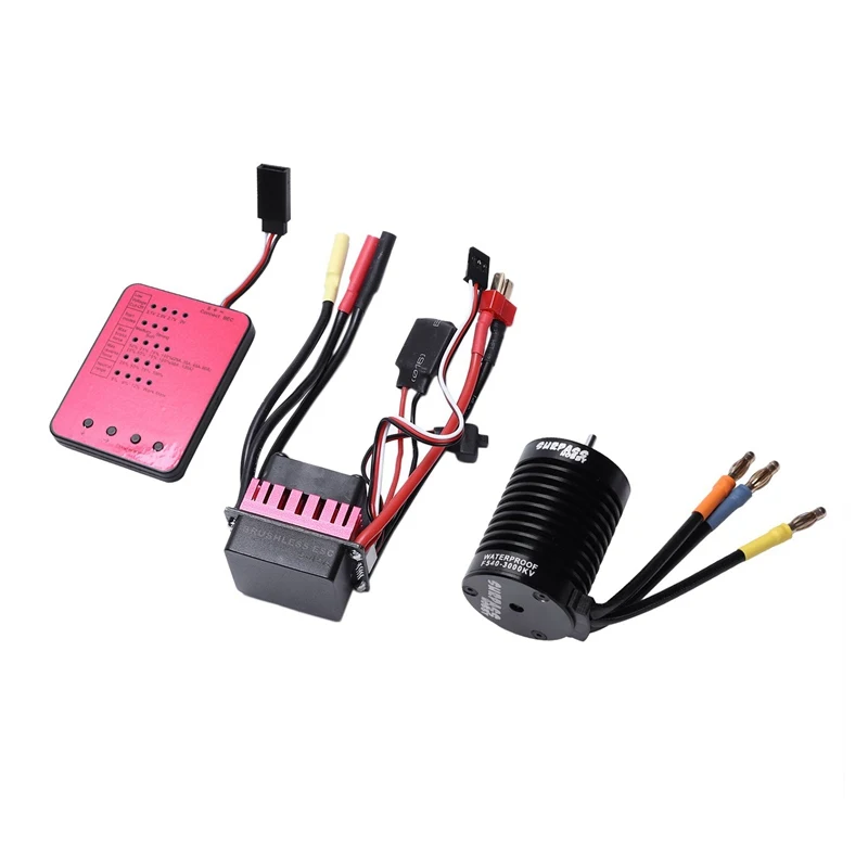 SURPASS HOBBY F540 3000KV 4P бесщеточный двигатель и 45A Esc и светодиодная карта для программирования комбо RC набор