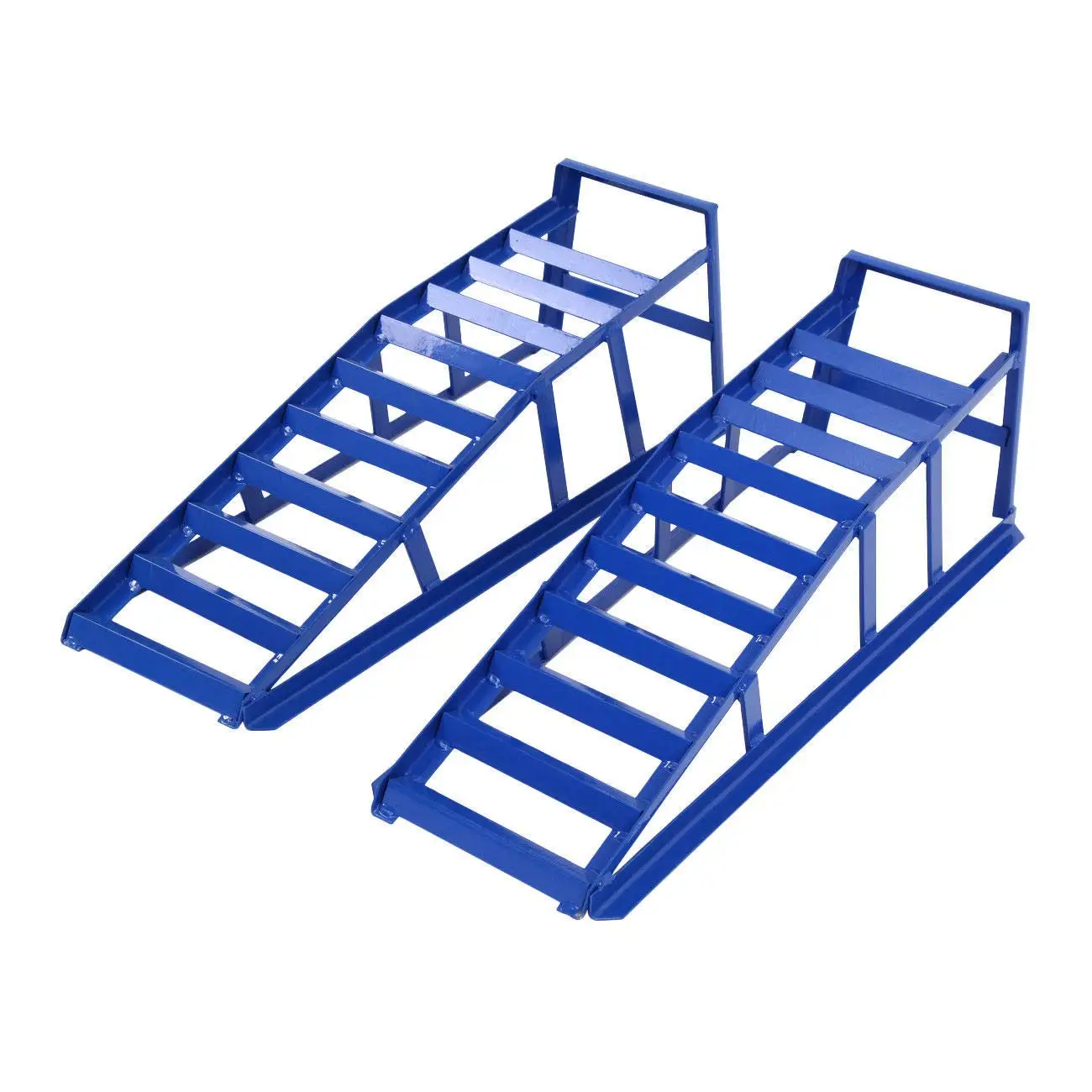 

Samger 2Ton Steel Car Access Ramps Loading Ramp Heavy Duty Maintenance Lifting Equipment Blue