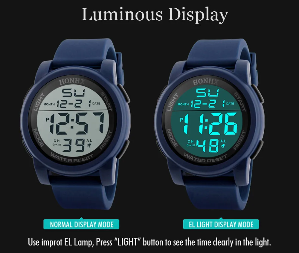 Luxury Waterproof Military Sport Watches Men Silver Steel Digital Quartz Analog Watch Clock Relogios Masculinos Male Gift 2022