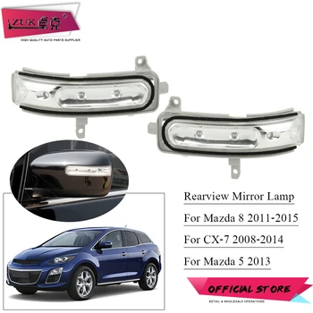 

ZUK Rearview Side Mirror LED Light Outer Mirror Lamp Repeater For MAZDA CX-7 2008-2014 For Mazda 5 2013 For MAZDA 8 2011-2015