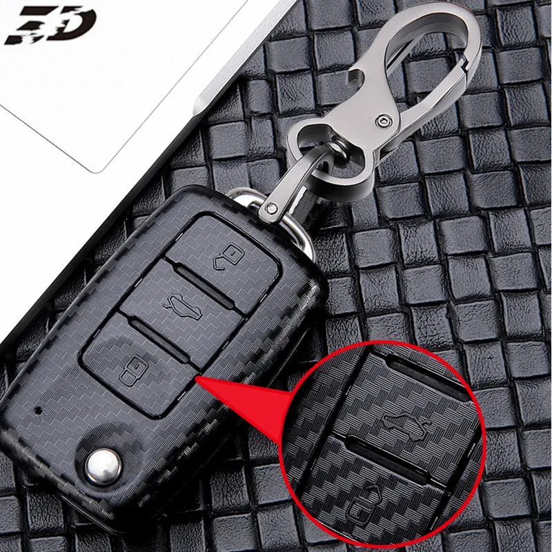 Чехол для ключей автомобиля ABS для VW golf 7 mk7 Bora Jetta POLO golf Passat GTI R TiguanTouran Bora Sharan для Skoda Octavia A5 Fabia