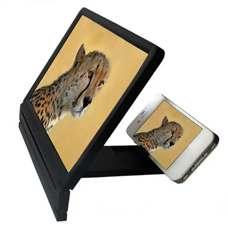 OOTDTY High Definition Screen Amplifier Cellphone Screen Magnifier Loop Bracket Stand OOTDTY High Definition Screen Amplifier Cellphone Screen Magnifier Loop Bracket Stand