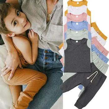 

AU Infant Toddler Baby Boy Girls Clothes T-Shirt Tops+Long Leggings Outfits Set