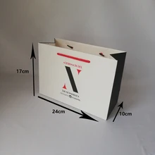 500 шт/лот бумажная хозяйственная сумка на заказ подарочная одежда хозяйственные сумки картонная бумага галстук логотип персонализированные стили вы хотите