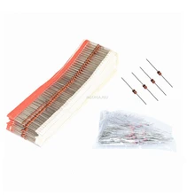 100 шт. 1 Вт диод DO-35 1N4749A 24V 1N4748A 22В 1N4747A 20V 1N4746A 18V 1N4745A 16V 1N4744A hjxrhgal 15V 1N4743A 13V