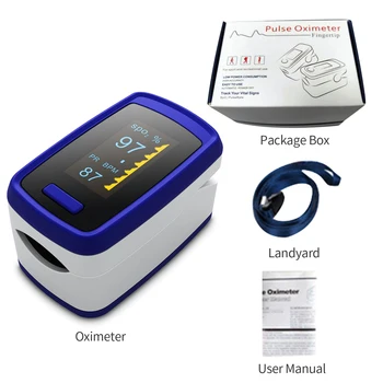 

Portable fingertip pulse oximeter finger oximetry health care pulse ox safe accu ce blood Oxygen gluco monitor oxygenmeter
