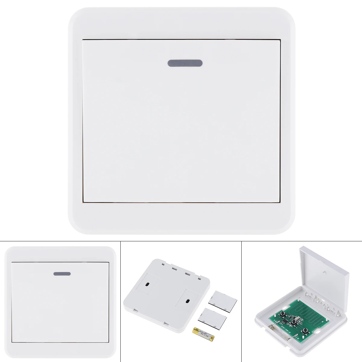 Sensitive 433MHz Universal Wireless Remote Controls 86 Wall Panel RF Transmitter With 1 Buttons for Room Lighting Switch | Электроника
