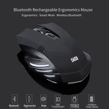 

Wireless Mouse Computer Bluetooth Mouse Silent PC Mause Rechargeable Ergonomic Mouse 2.4Ghz USB Optical Mice For Laptop PC