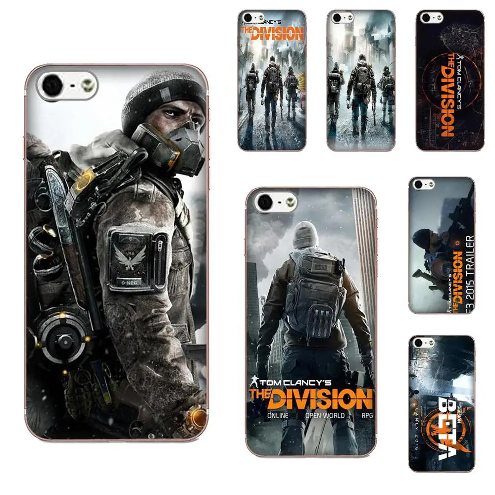 Прозрачный чехол из ТПУ Tom Clancy The Division для Apple iPhone 4 4S 5 5C 5S SE SE2020 6 6S 7 8 11 Plus Pro X XS Max XR |