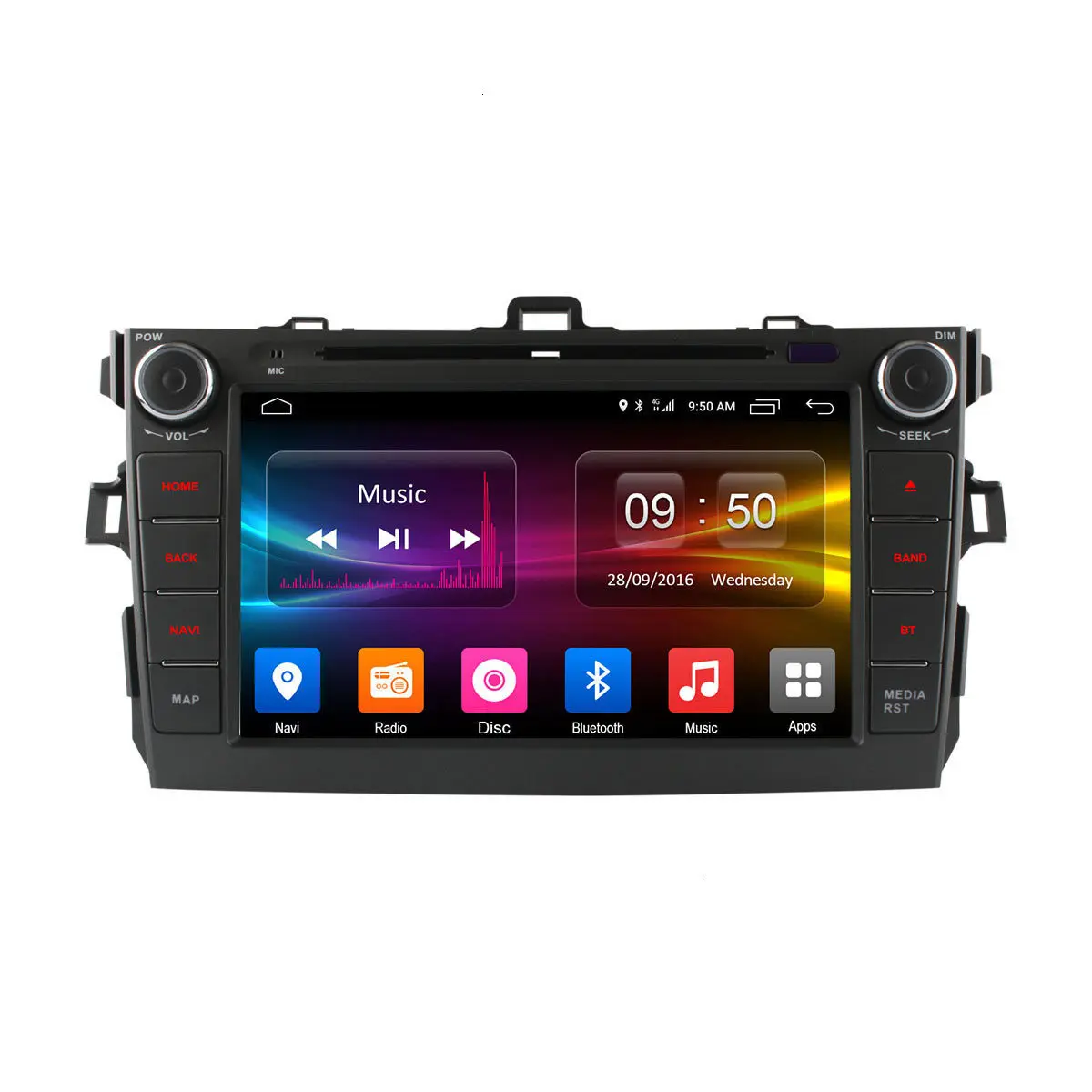 Ownice C500 Android 6,0 Octa 8 Core для Toyota Corolla 2007-2011 Автомобильный DVD навигационный GPS радиоприемник wifi 4G LTE сеть 2 Гб ram 32 Гб rom