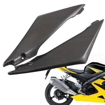 

Black Fairings Fuel Gas Tank Side Panel Cover Pre-Drilled For SUZUKI GSXR1000 GSXR 1000 K5 05-06 Motorcycle Parts