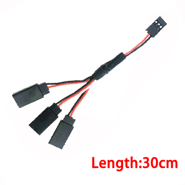 1PCS 15/30/50cm 1to1 1to 2 1 to 3 1 to 4 RC Servo Extension Wire Cable for Futaba JR Male to Female RC Model