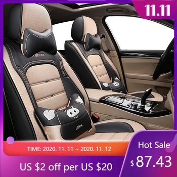 

KADULEE leather car seat cover For audi a3 8p 8l sportback q7 2007 q5 a4 b7 avant a6 c5 avant a5 a1 q2 q3 car seats accessorie