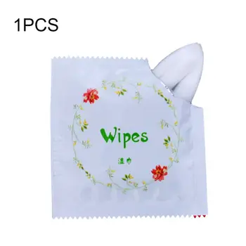 

Fast Delivery 1Pc Non-Woven Wet Tissue Small Bag Portable Single Piece Mini Wipes Style Randomly Disinfectant Wipes/