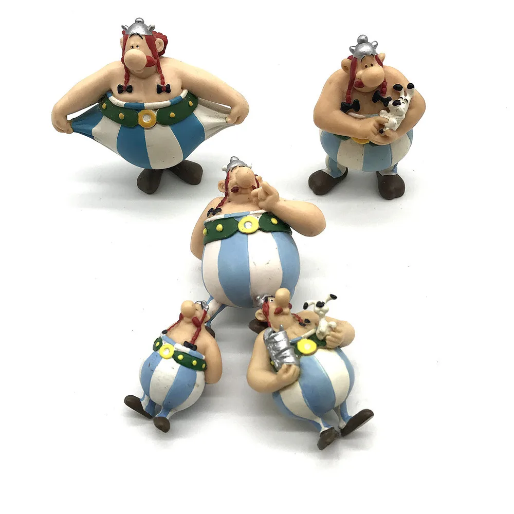 Astérix & Uderzo - Maison d Astérix en Bois + Figurines - En coffret - PLASTOY