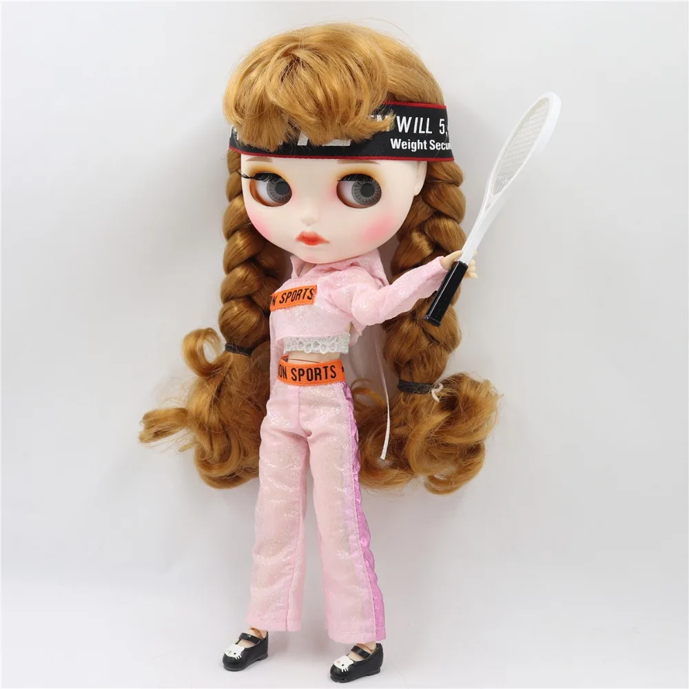 Neo Blythe Doll Fancy Pink Sports Dress 2