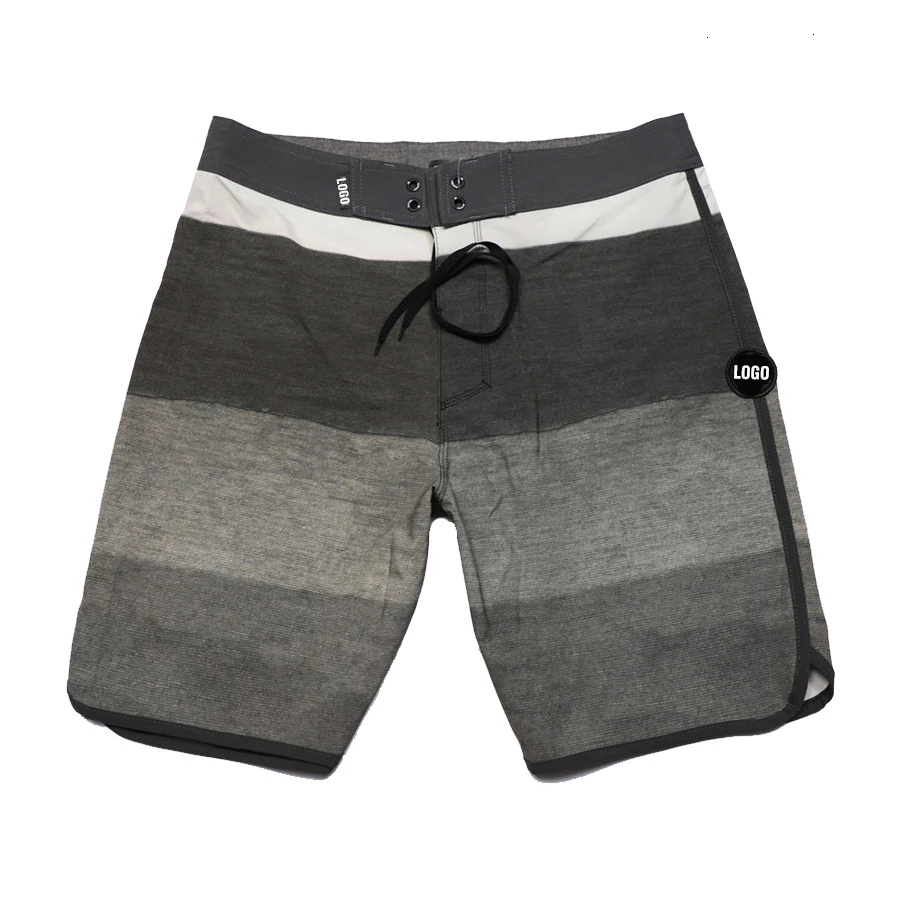 Новые мужские пляжные шорты Phantom высокого качества, быстросохнущие шорты для плавания, шорты для серфинга, эластичные водонепроницаемые бермуды из спандекса - Color: 8