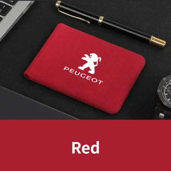 

Card Package Bag for Peugeot Logo 406 301 407 307 207 208 206 103 605 308 2008 4008 5008 3008 Car Accessories Credit Card Holder