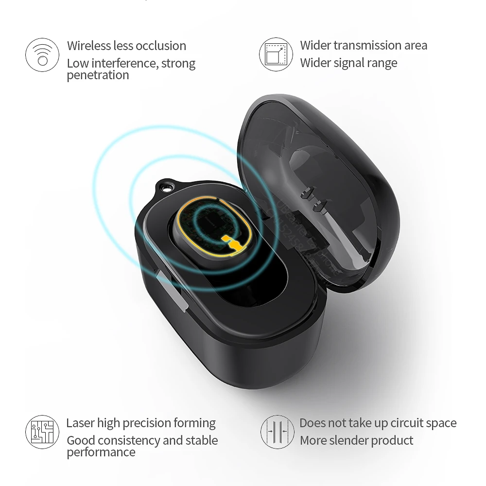 UBeamer Bluetooth 5,0 наушники TWS беспроводные наушники HD стерео шум HIFI шумоподавление водонепроницаемый S1 2600 мАч Внешний аккумулятор