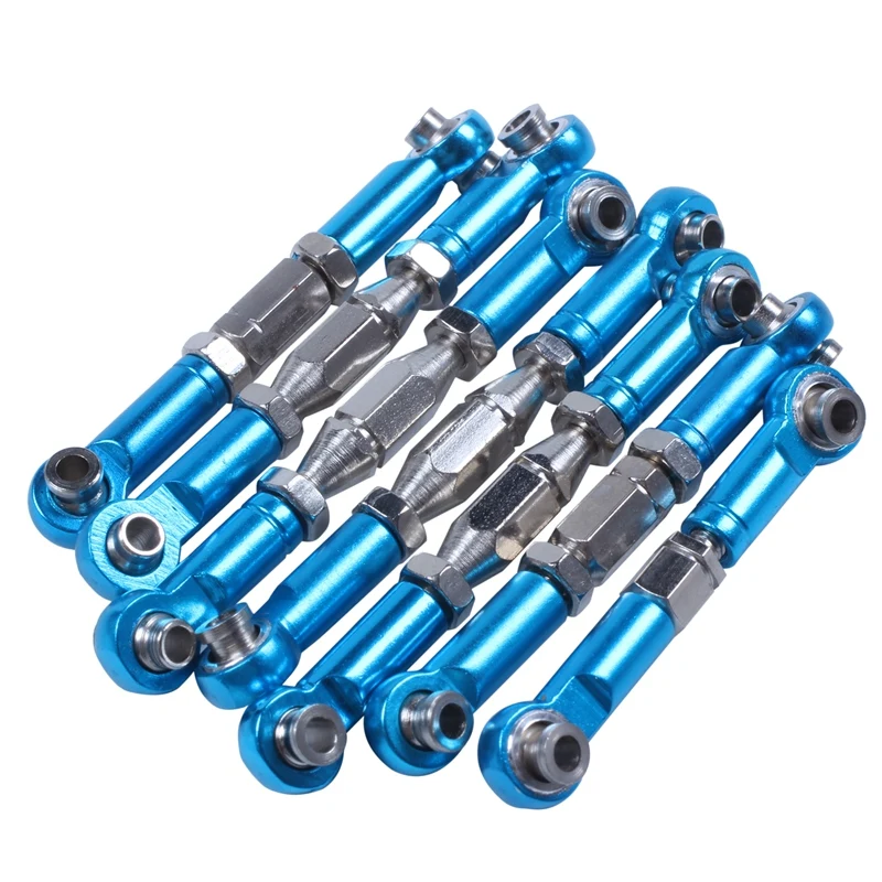 

For 144001 1/14 RC Car Spare Parts Metal Servo Pull Rod Steering Tie Rod Set