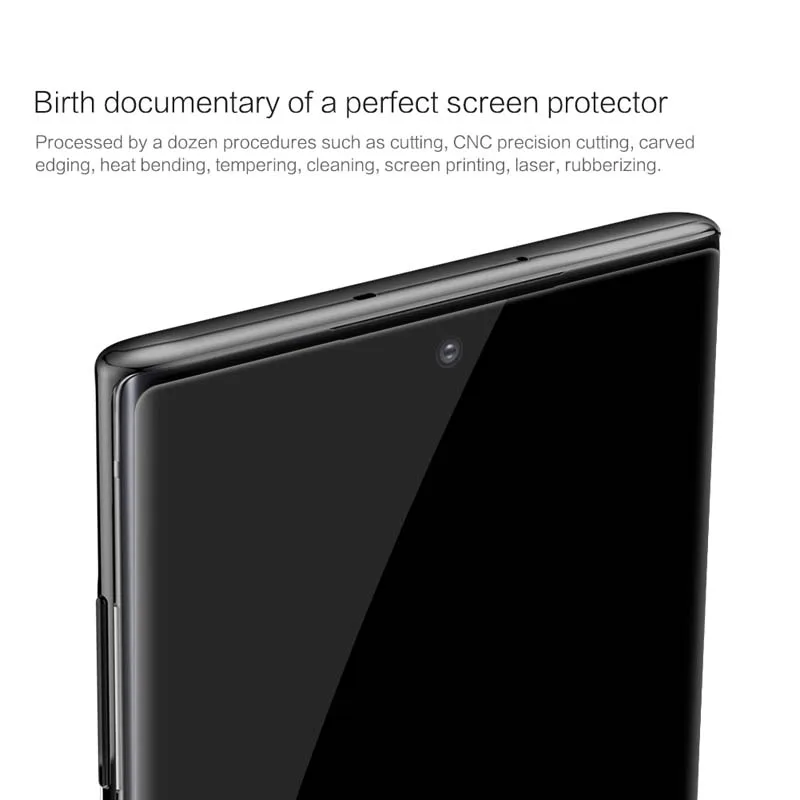 Для samsung Galaxy Note10 пленка Nillkin 3D CP+ MAX полностью покрывает закаленное стекло AGC протектор экрана для Galaxy Note10+ Переднее стекло