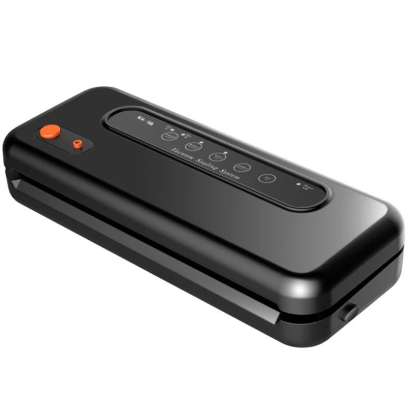 

Automatic Vacuum Sealer Packer Vacuum Air Sealing Packing Machine For Food Preservation Dry, Wet, Soft Food -Black Eu Plug