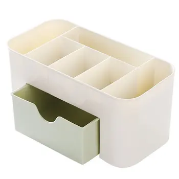 

Plastic Makeup Organizers Storage Box Cosmetic Drawers Jewelry Display Box Case Desktop Make Up Container Boxes Organizer