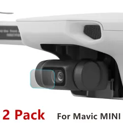 2 упаковки 9H закаленное защитное стекло пленка набор инструментов для Mavic Mini Drone Gimbal камера