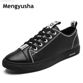 

2018 new men's trend shoes Europe and the United States wind English students low shoes to help lace casual shoes