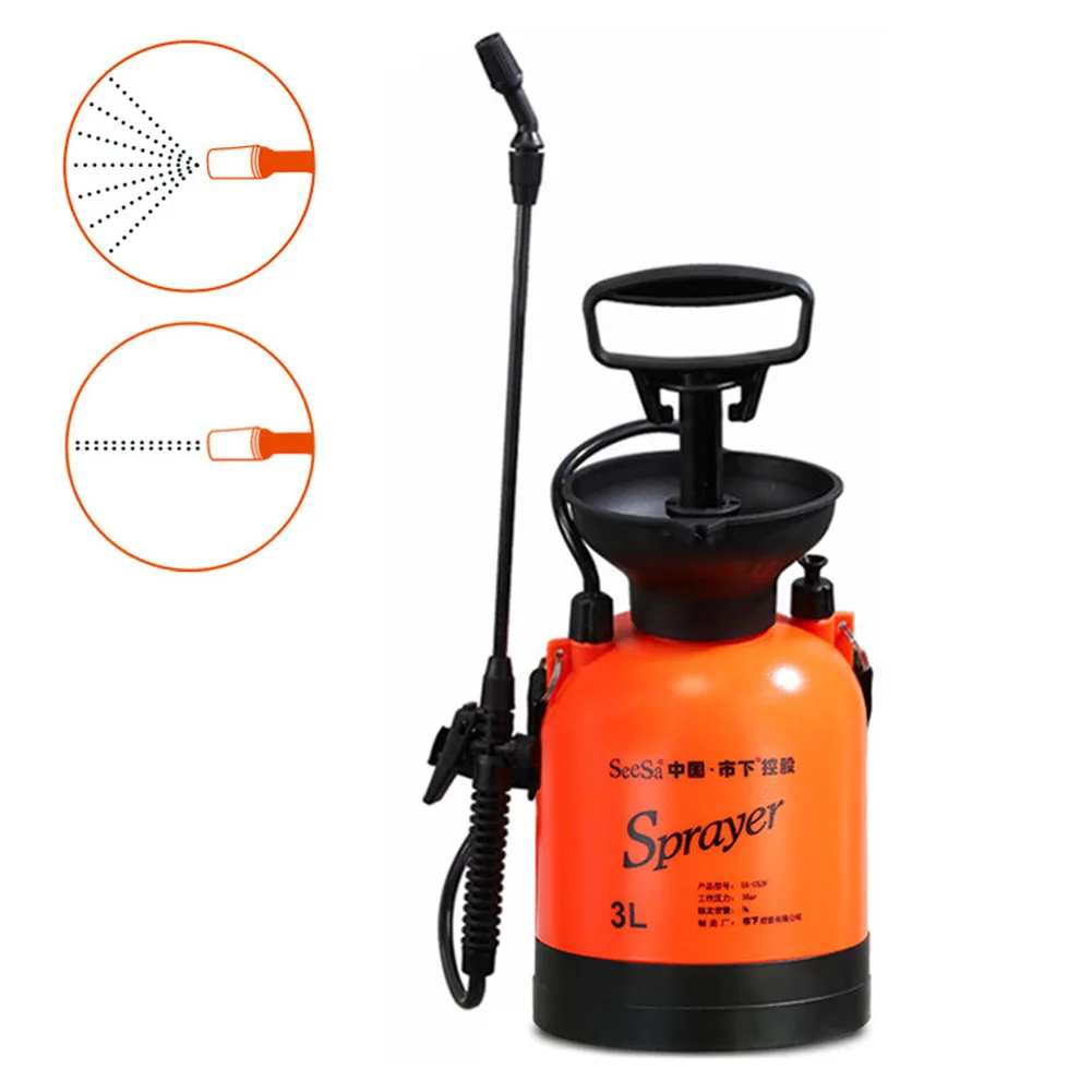 Low Consumption Manual Pressure Portable Sprayer Car Wash Shower Sprinklers Large Mouth Irrigation Garden Watering Effortless