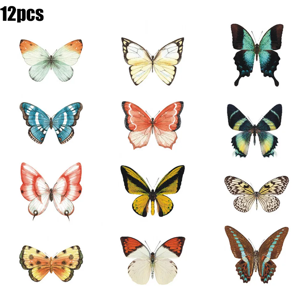 Large Size Butterfly Stickers Anti-Collision Glass Clings Doors Window Stickers To Prevent Bird Strikes