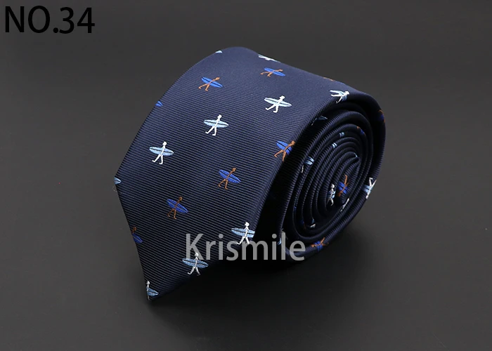Herrenmode Polyesterert Krawatten Jacquard Krawatte Männer Tier Pflanze Schädel Blume Gewebte Krawatte Hochzeit Party Geschenk Luxus Krawatte – Detail 37