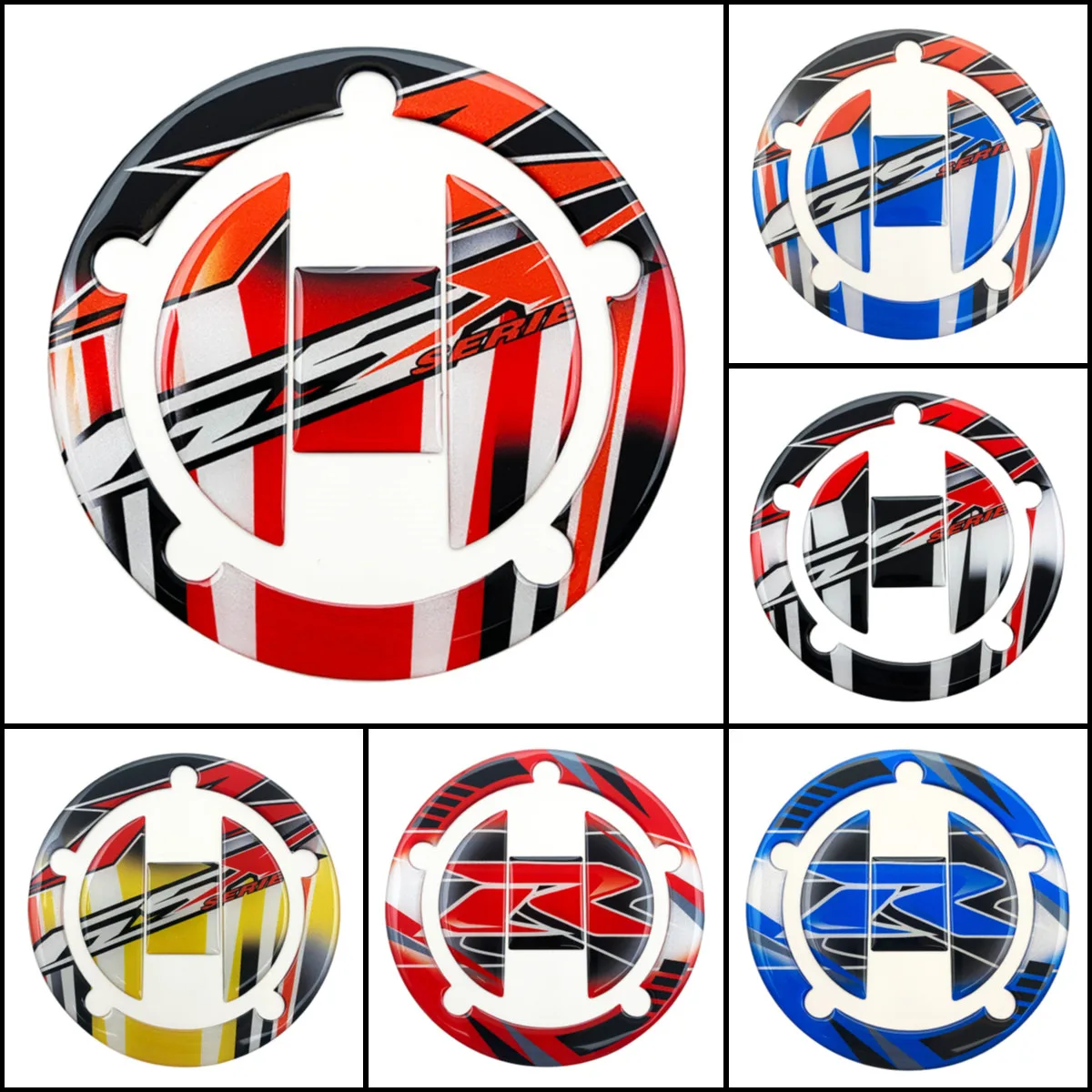 Reflective Motorcycle Fuel Tank Pad Decals Gas Cap Sticker For SUZUKI GSXR600 750 1000 1300 GSXR1000 K3/K4/K5/K6/K7/K8/K9 | Автомобили и