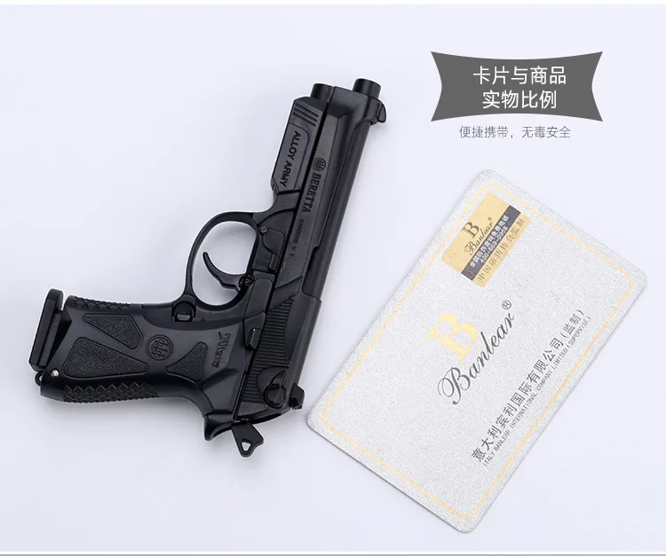 1: 2,05 сплав jun mo M92a1 бросок Чехол Beretta 90two модель пистолеты детская игрушка непригодная для использования