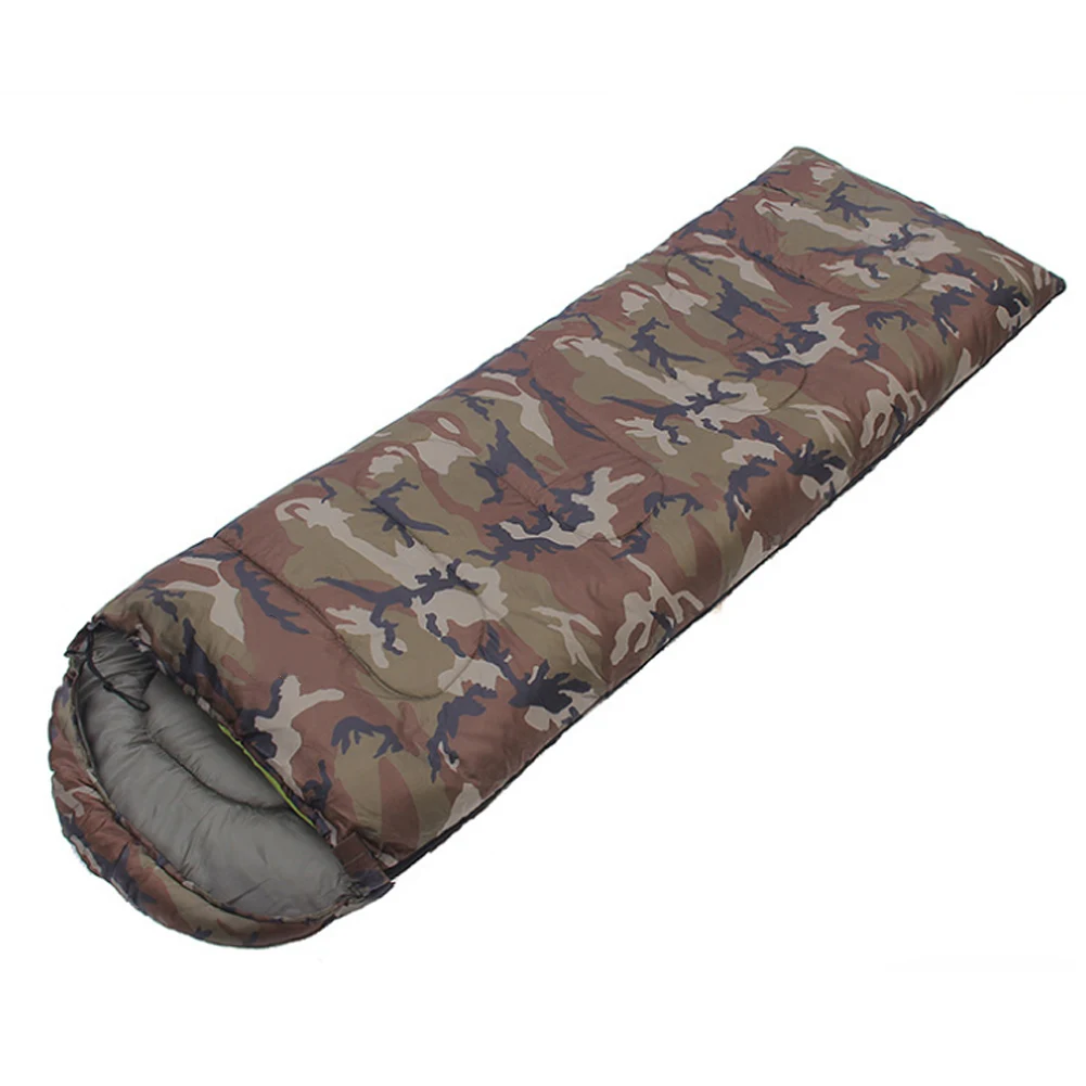 Camouflage 950g Конверт спальный мешок мягкий теплый толстый спальный мешок для кемпинга туризма ED - Цвет: Camouflage 950g