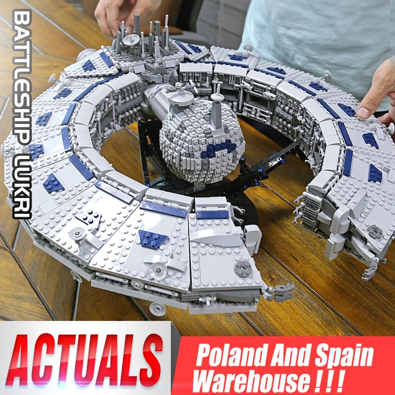 MOC Yeshin 21008 Звездные войны Разрушитель Lucrehulk класс линкор управляющий дроид