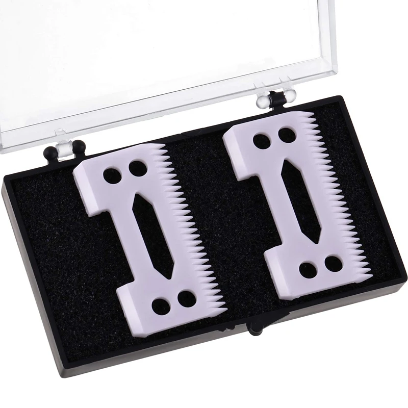  New 50Pcs 28 Teeth Zirconia Ceramic Clipper Blade for Wahl Senior Clipper