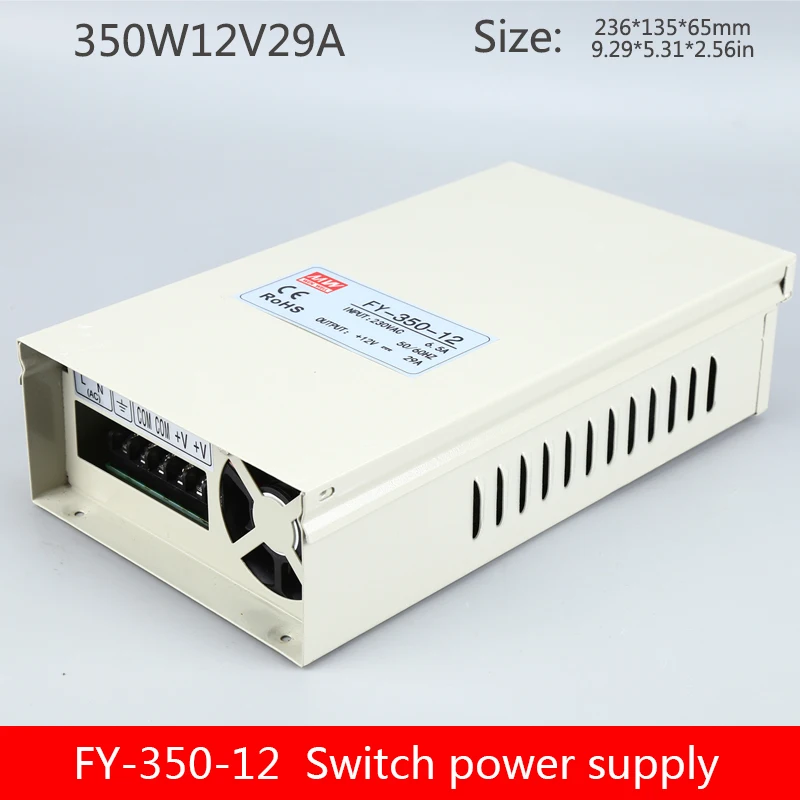 

Rainproof FY-350W-12V33A DC DC12 luminous word light box LED transformer switching power supply