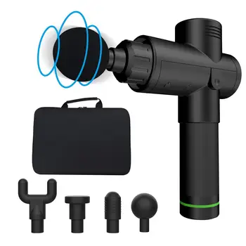 

Massage Gun, Cordless Handheld Deep Tissue&Muscle Massager, 3 Speeds Percussion Massage Device Super Quiet-Black