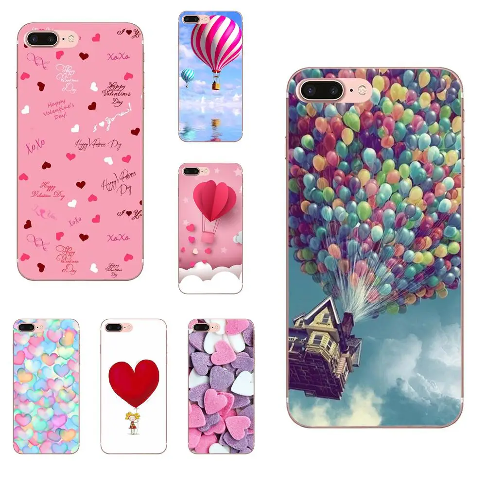 Акварельный розовый воздушный шар Love Heart для Huawei Honor Mate 7 7A 8 9 10 20 V8 V9 V10 G Lite Play Mini Pro P
